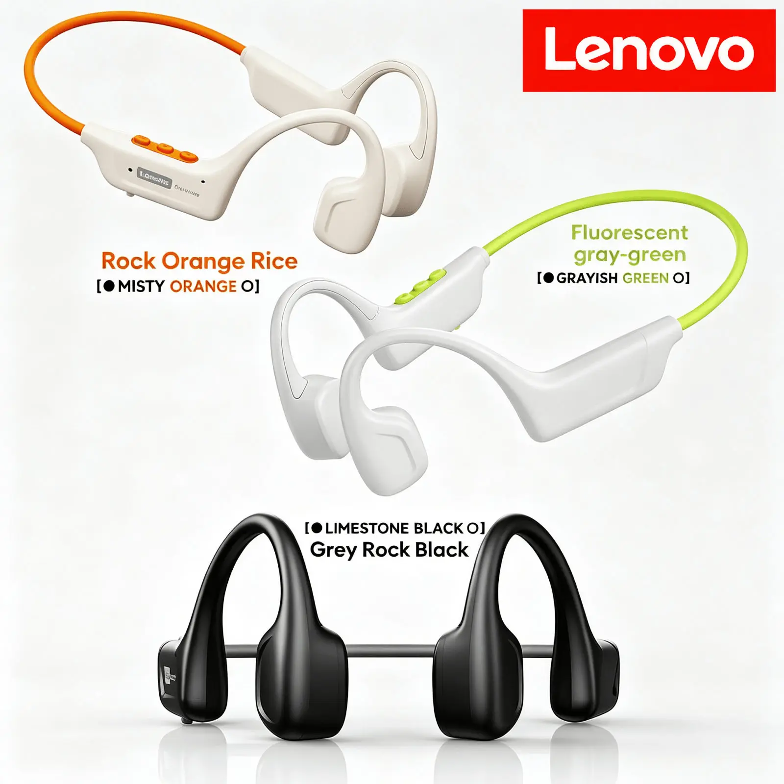 Lenovo S102 Earphones Bone Con - огляд і ціна Bone Conduction Running Headphones