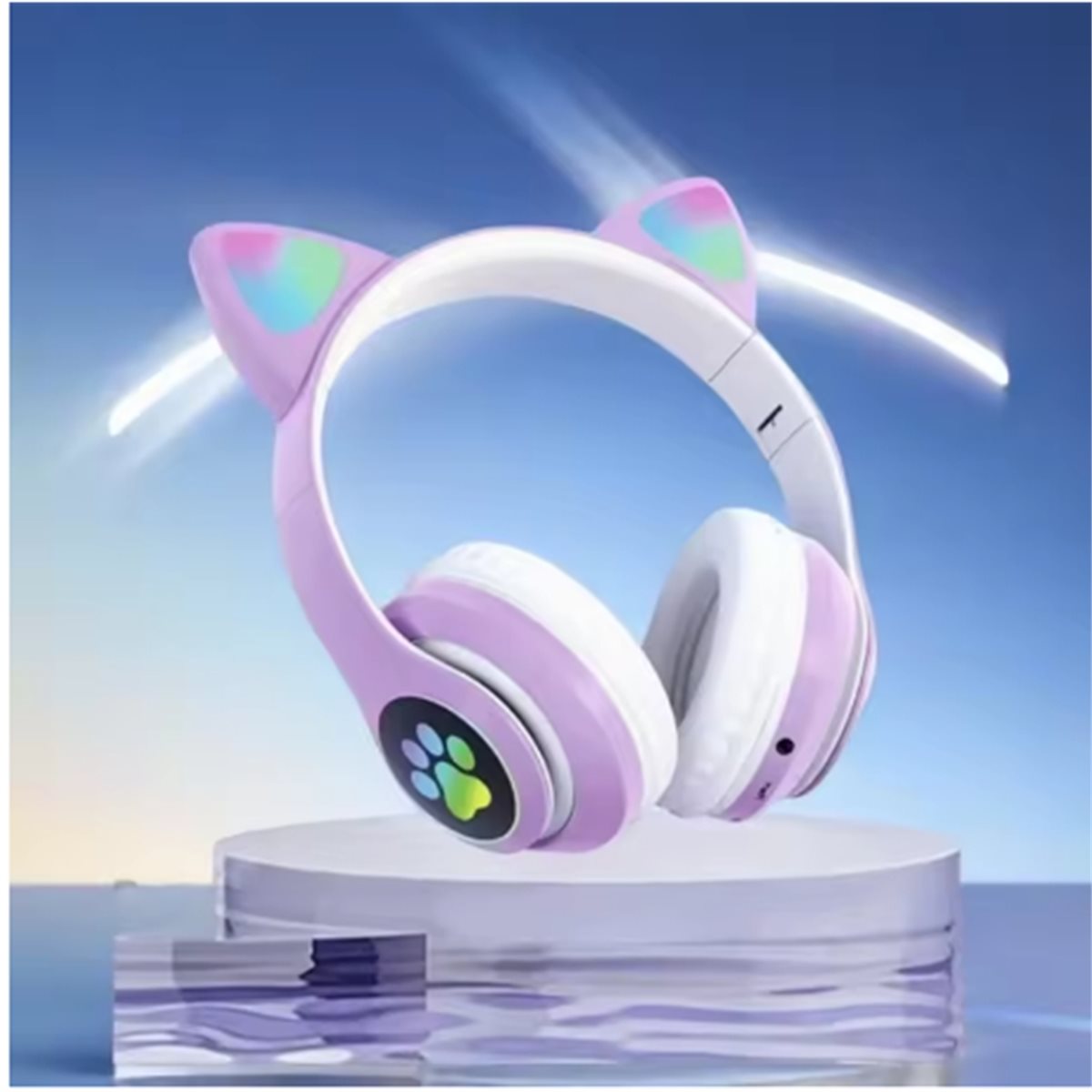DT[Set of ]D1585-Cute Cat Ear  - огляд і ціна Cat Ear Bluetooth Headset Led