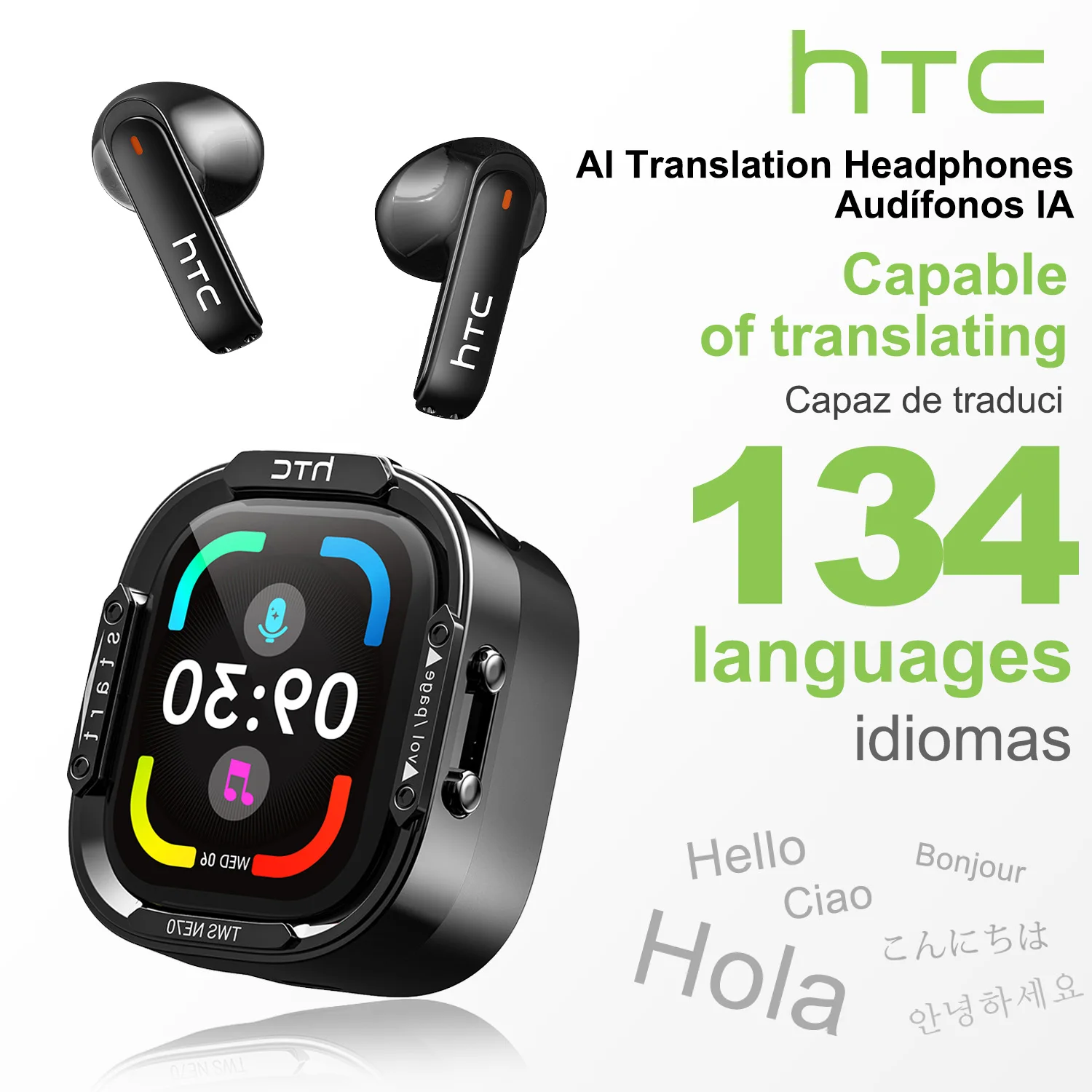 HTC NE70 Bluetooth V6.0 Headph - огляд і ціна Type C Wired Earphones With Mic
