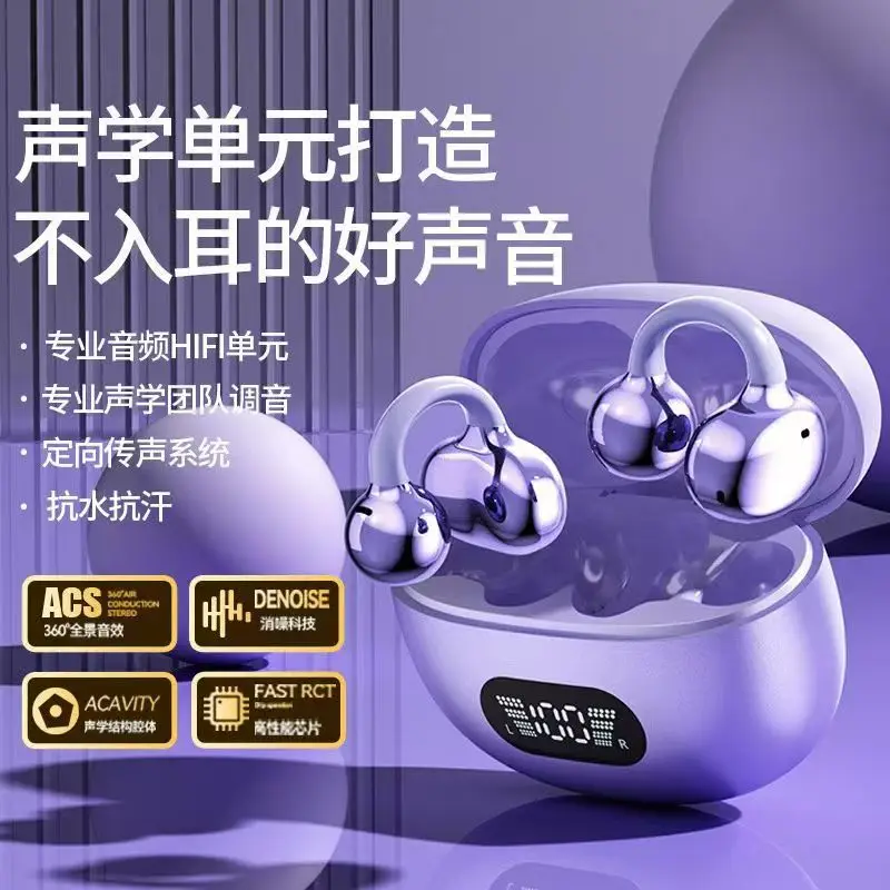 Bluetooth Earphones Clip-On Bo - огляд і ціна Bone Conduction Running Headphones